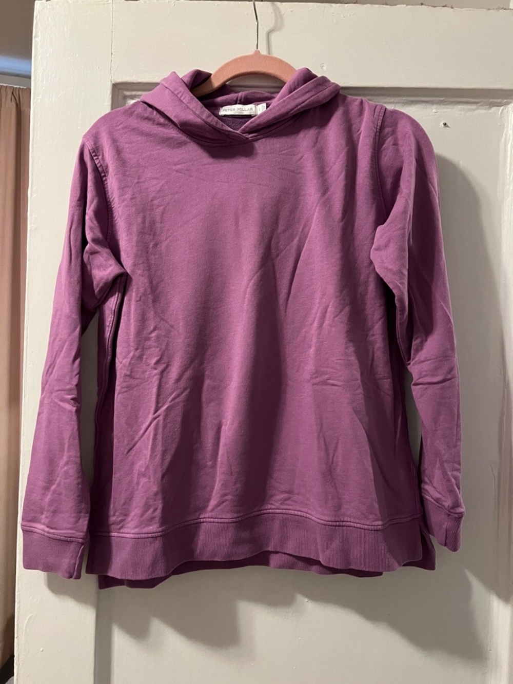 Peter Millar Purple Scoop Hoodie Pullover